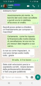 Testimonianza Cancellazione Crif