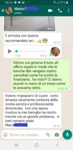 Testimonianza Cancellazione Crif