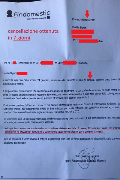 Cancellazione Findomestic